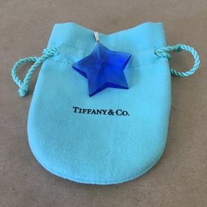 Tiffany & Co Silver Crystal Star Necklace Pendant